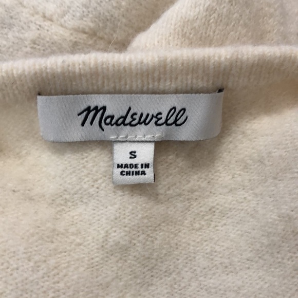 Madewell Color-block Long Open Front Sweater - Picture 12 of 12